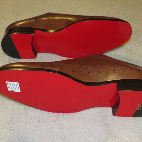 Christian Louboutin Corteobello Havane Medallion Red Bottom Oxford US 13 NWB main image 12